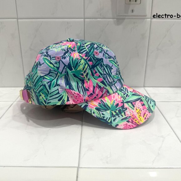 Lilly Pulitzer Slathouse Soiree Run Around Hat - MINT - Picture 10 of 11